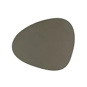 LIND DNA NUPO 皮革餐墊 （曲線、軍綠）