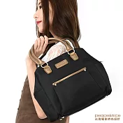 【PEACE&NICE】真皮莉莉安娜俐落三用包(5色)高貴黑金