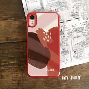 INJOYmall for iPhone 7+ / 8+ 熱情莓果幾何色塊 耐撞擊邊框手機殼