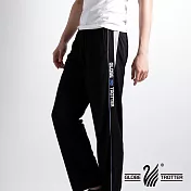 【遊遍天下】MIT男款抗UV吸排休閒運動長褲(P117)M黑色