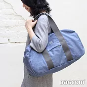 Bagcom麻感收納多用袋-麻藍-搭配(多用袋斜肩帶)+(收納包斜肩帶)