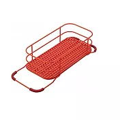 日本RISU|LIBERALISTA 水槽多功能瀝水籃架-共兩色 紅色
