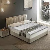 【Albert 艾柏】艾柏 透氣乳膠5尺雙人薄床墊(二色布花可選＋5cm天然乳膠) 皇家徽章