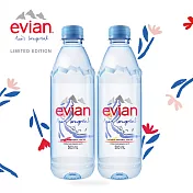 【evian依雲】evian X Inès Longevial 2019 限量紀念瓶 500ml(24入/PET)