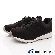 日本Moonstar戶外健走鞋-3E靜態防水健走鞋-SUM1856黑-25~28cmJP25黑