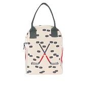 加拿大fluf有機棉【拉鍊隨手袋】--冰上曲棍球