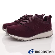 日本Moonstar戶外健走鞋-3E靜態防水防滑系列-SUL1662綇紅-23~25cmJP23酒紅