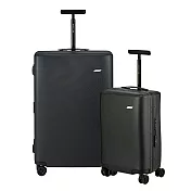 【BENTLEY】28吋+20吋 PC+ABS 鋁合金拉桿尊榮硬殼行李箱 二件組-黑
