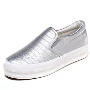 (預購商品)JDS.Shoes - 春夏經典壓紋厚底百搭懶人鞋EU35灰色