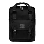 Doughnut 限定款加大款馬卡龍後背包 - 經典黑