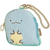 San-X 角落公仔帆布刺繡系列吊飾零錢包。蜥蜴君