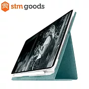 澳洲【STM】Atlas iPad Pro 11吋 (第一代) 高質感翻蓋平板保護殼 (湖水綠)