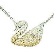 奧地利SWAROVSKI 迷你彩色天鵝項鍊