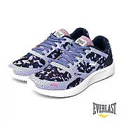 【EVERLAST】LIGHT WEIGHTED輕量運動慢跑鞋US5.5紫迷彩