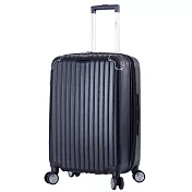 DF travel - 升級版多彩記憶玩色硬殼可加大閃耀鑽石紋28吋行李箱-共8色黑色