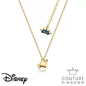 Disney Jewellery 迪士尼美女與野獸 茶杯阿齊鍍14K金項鍊Beauty and the Beast Necklace by Couture Kingdom