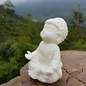 淨念吉祥小佛之衲靜 - 擴香石含珪藻土具吸濕防潮原色