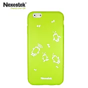 Nexestek iPhone 6 / 6S Plus 全包覆炫彩漆綠手機保護殼(公仔款)