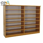 【文創集】羅斯 環保5尺塑鋼開放式鞋櫃/玄關櫃(4色可選)原木紋