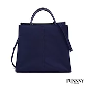 FUNNNY 職。選物系列 2way尼龍托特包 佐藤 里奈 深藍