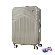AT美國旅行者 25吋Air Ride 2/8開彈力滑輪PC硬殼行李箱(霧金)