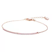 奧地利SWAROVSKI ONLY 玫瑰金水晶手鏈