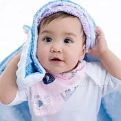 Cutie Bella豆豆印花領巾圍兜 口水巾 可雙面扣 Pinky-Elephant