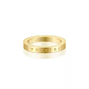 MANTRABAND 美國悄悄話戒指 Warrior 金色戒指 真正的戰士 (內徑1.5公分)5_附項鍊