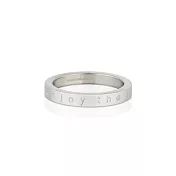 MANTRABAND 美國悄悄話戒指 Enjoy The Journey 霧銀戒指 享受人生 (內徑1.5公分)5_附項鍊