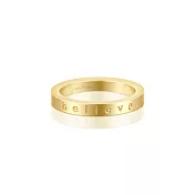 MANTRABAND 美國悄悄話戒指 Believe 金色戒指 心想 事成 (內徑1.5公分)5_附項鍊