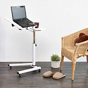 【H&R安室家】純白時尚筆電桌-FC84