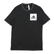 Adidas 男 CHESTLOGO 短袖上衣S黑色