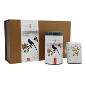 【龍源茶品】國寶級台灣鵲茗凍頂烏龍精品禮盒2罐組(150g/罐)-共300g