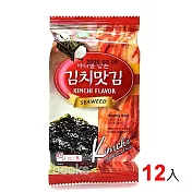 韓國進口Hanwool Food【辣泡菜味海苔】12入