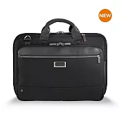 【終身保固 Briggs & Riley KB420-4】改版新發售 @work系列 15.6吋中型電腦公事包-黑