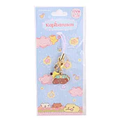 Kapibarasan 水豚君星座系列手機吊飾。雙子座(水藍款)