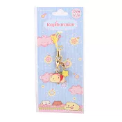 Kapibarasan 水豚君星座系列手機吊飾。處女座(水藍款)