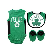 NBA 新生兒包屁衣組合 塞爾提克3M綠色
