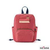 satana - 長頸鹿的一天後背包 -漿果紅