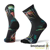 Smartwool 男Print系列中長襪-Fern Trail L黑色