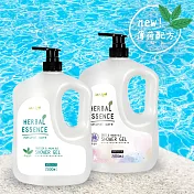 JoyLife 小蒼蘭香氛薄荷涼感+鳶尾花草本植萃果油沐浴乳2000ml