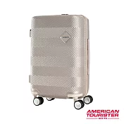 AT美國旅行者 20吋Groovista 霧面耐磨吸震PC硬殼登機箱(霧金)