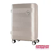 AT美國旅行者 24吋Groovista 霧面耐磨吸震PC硬殼行李箱(霧金)