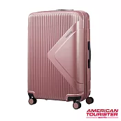 AT美國旅行者 29吋Modern Dream都會光澤防刮耐磨硬殼TSA行李箱(玫瑰金)