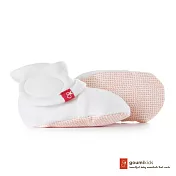 美國 GOUMIKIDS 有機棉嬰兒腳套 (點點-橘色)0-3個月