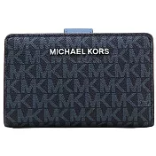 MICHAEL KORS 雙色防刮LOGO中夾-藍色（現貨+預購）藍色