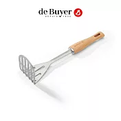 法國【de Buyer】畢耶配件『蜂蠟木柄系列』調理搗泥壓&煎勺29cm