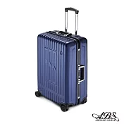ABS愛貝斯 M1R+系列 25吋深鋁框PC輕量TSA鋁框箱防刮耐摔飛機輪 99-055B爵士藍