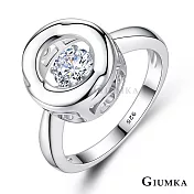 GIUMKA 純銀戒指 美好時代 心動時分跳舞石系列 925純銀 MRS08002美國戒圍6