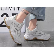 (預購商品）JDS嚴選＿韓版原宿百搭小白鞋EU35白色